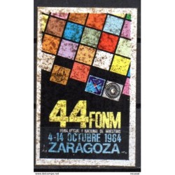 Viñeta feria de muestras de zaragoza de 1964
