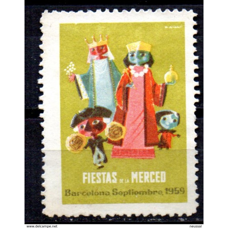Viñeta de fiestas de la merced de 1959 Viñeta de fiestas de la merced de 1959