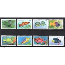 Serie incompleta de peces Bahamas