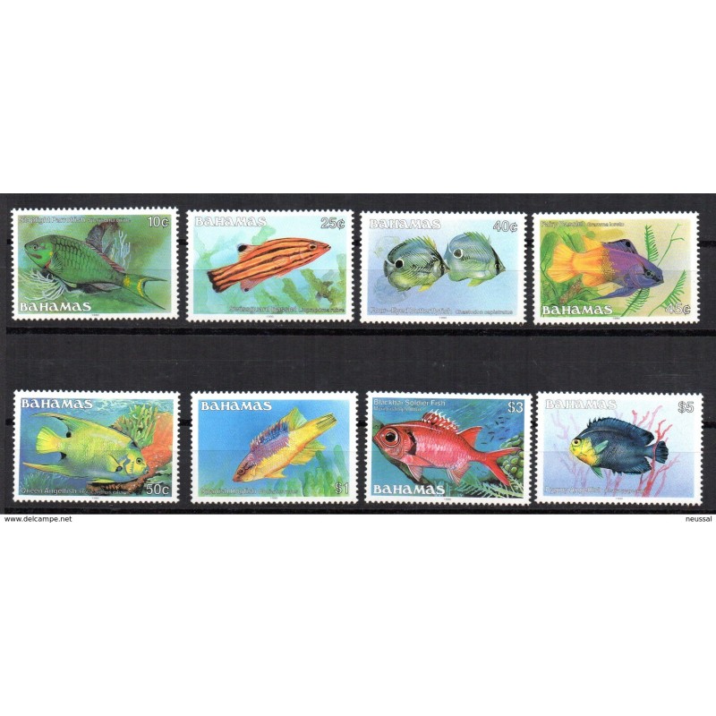 Serie incompleta de peces Bahamas Serie incompleta de peces Bahamas