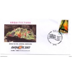 Carta con matasellos commemorativo barnafil 2007