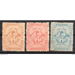 3 viñetas Escudos de 1899