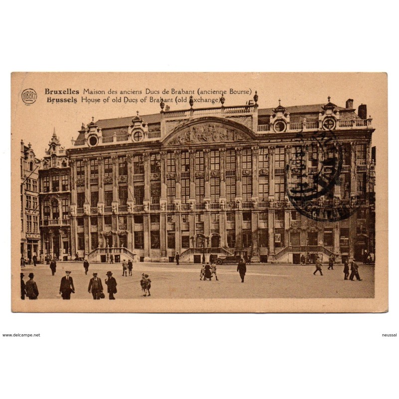Tarjeta postal de bruxelles maison des anciens ducs de brabant circulada Tarjeta postal de bruxelles maison des anciens ducs de brabant circulada