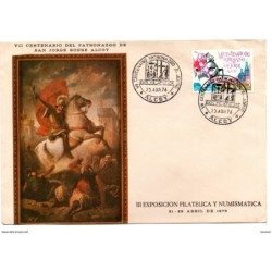 Carta con matasellos commemorativo san jorge Alcoy