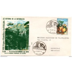 Carta  con matasellos commemorativo de exfielda 1975