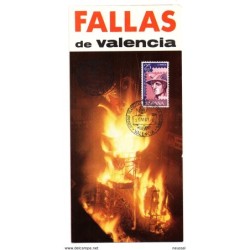 Prospecto con matasellos commemorativo  jornadas filatelicas nacional de valencia 1970