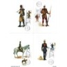 8 Tarjetas maximas  diferentes uniformes militares
