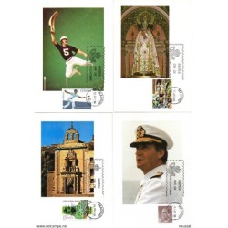 4 Tarjetas maximas diferentes 1986