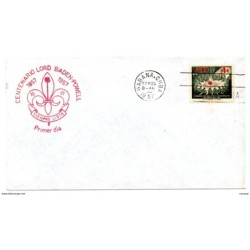 Carta con matasellos centenario de Lord badenpowell de 1957