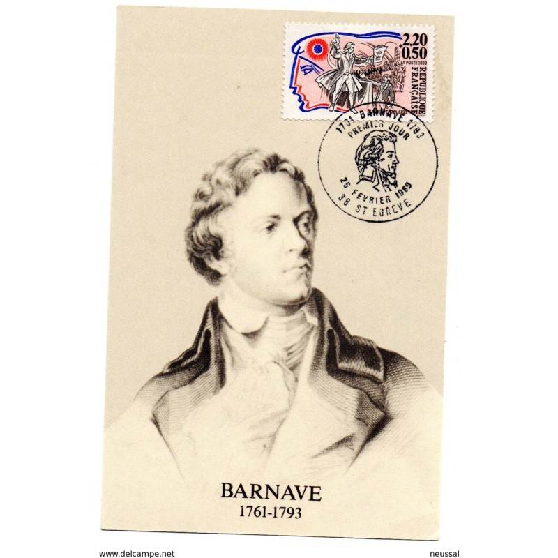 Tarjeta maxima de 1989 francia Tarjeta maxima de 1989 francia