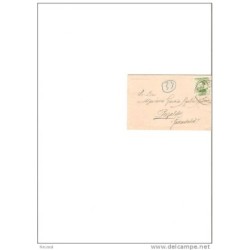 Carta pequeña con cuño valladolid