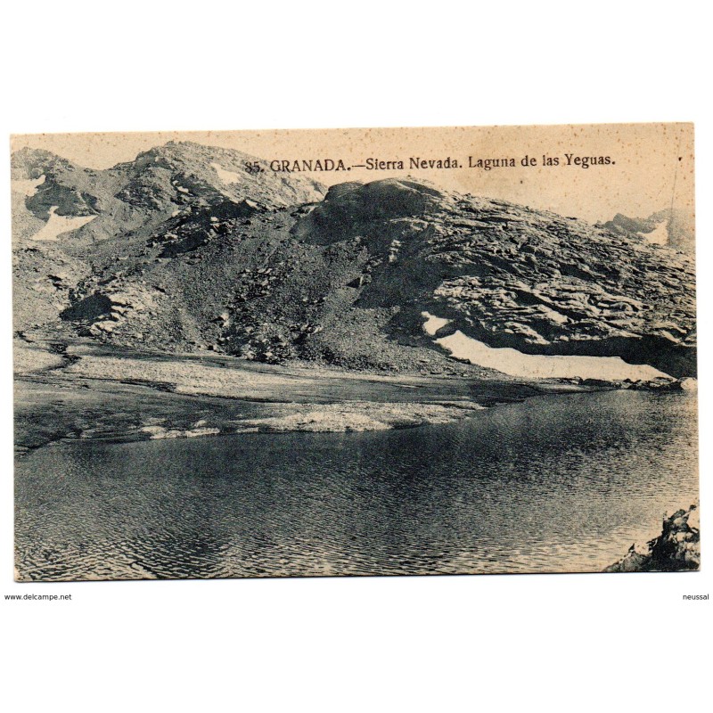 Tarjeta postal de granada sierra nevada laguna de las yeguas Tarjeta postal de granada sierra nevada laguna de las yeguas
