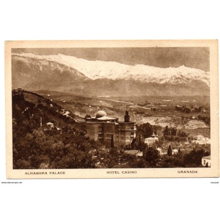Tarjeta postal de granada Hotel casino