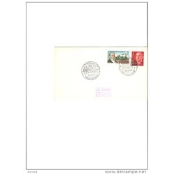 Carta con cuño  tren madridaranjuez
