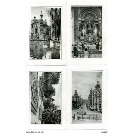 4 tarjetas postales  de valencia