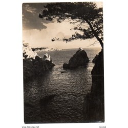 Tarjeta postal  palamos cala dels corps circulada1956