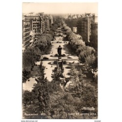 Tarjeta postal del paseo del general mola barcelona