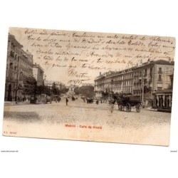Tarjeta postal de madrid calle de alcala circulada 1905