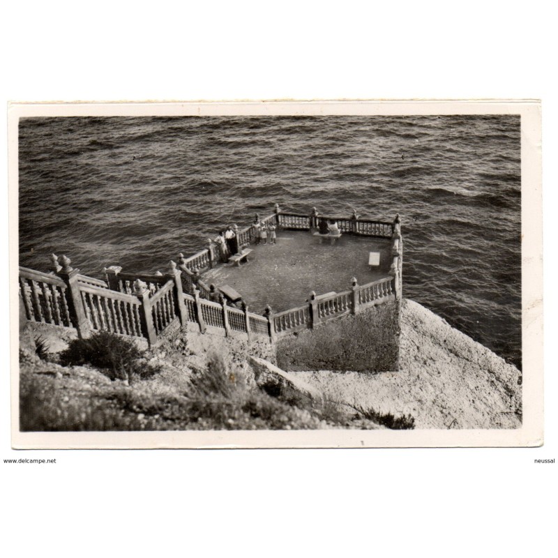 Tarjeta postal de benidorm terraza del castillo Tarjeta postal de benidorm terraza del castillo