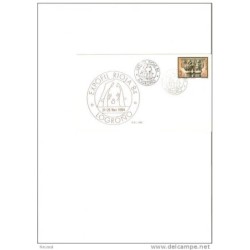 Tarjeta con cuño expofil rioja