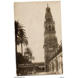Tarjeta postal  cordoba mezquita patio de los naranjos y torre