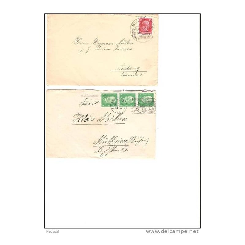 2 sobres de alemania 1929 2 sobres de alemania 1929