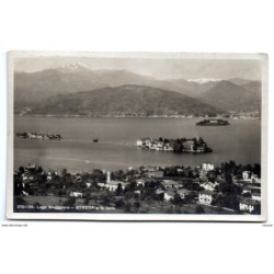 Tarjeta postal  lago magggiore stressa e le isole