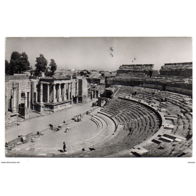 Tarjeta postal de Merida teatro romano Tarjeta postal de Merida teatro romano