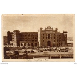 Tarjeta postal de madrid plaza de toros