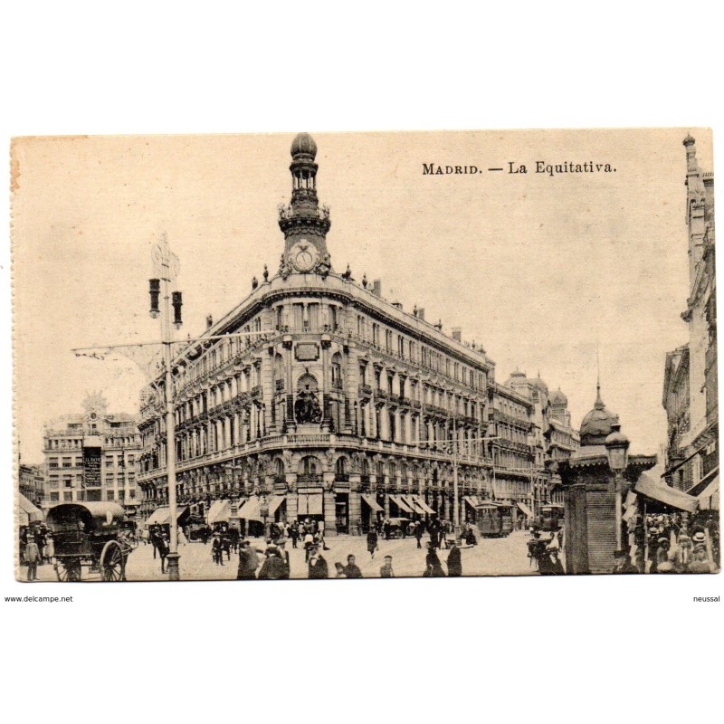 Tarjeta postal  Madrid La equitativa