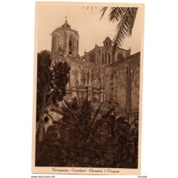 Tarjeta postal  tarragona catedral claustre i cloquer