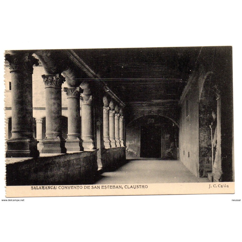 Tarjeta postal salamanca convento de san esteban claustro Tarjeta postal salamanca convento de san esteban claustro