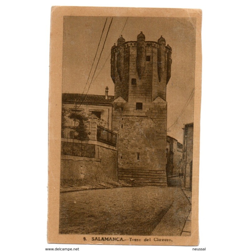 Tarjeta postal salamanca torre del clavero Tarjeta postal salamanca torre del clavero