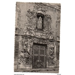 Tarjeta postal  valencia puerta del palacio de dos aguas circulada