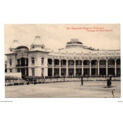 Tarjeta postal de terrazas del gran casino  valencia