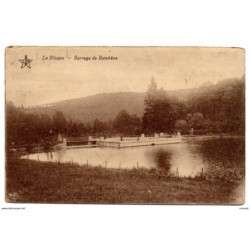 Tarjeta postal de La gileppe  barrage de borchene circulada