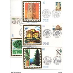 8 sobres de primer dia de 1985  Francia