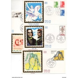 8 sobres de primer dia de 1985 Francia