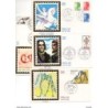 8 sobres de primer dia de 1985 Francia