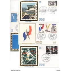 12 sobres de primer dia de 1985 Francia