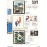 12 sobres de primer dia de 1985 Francia