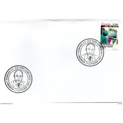 Carta con matasellos commemorativo homenaje A D Jose Maria gomis  segui 2007