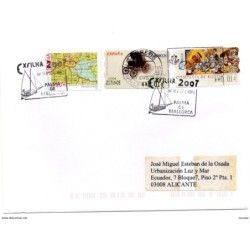 Carta  con matasellos commemorativo exfilna 2007 palma de mallorca