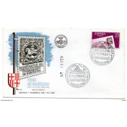 Carta con matasellos commemorativo feria de muestras de 1966 barcelona