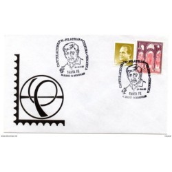 Carta con matasellos commemorativo santa fe  de 1991
