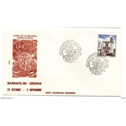 Carta con matasellos commemorativo barnafil 1980 girona