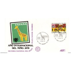 Carta con matasellos commemorativo feria nacional del sello  1979