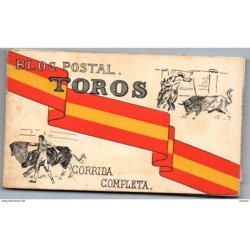 20 postales de corrida completa de Toros  entrada de toros valencia de 1928