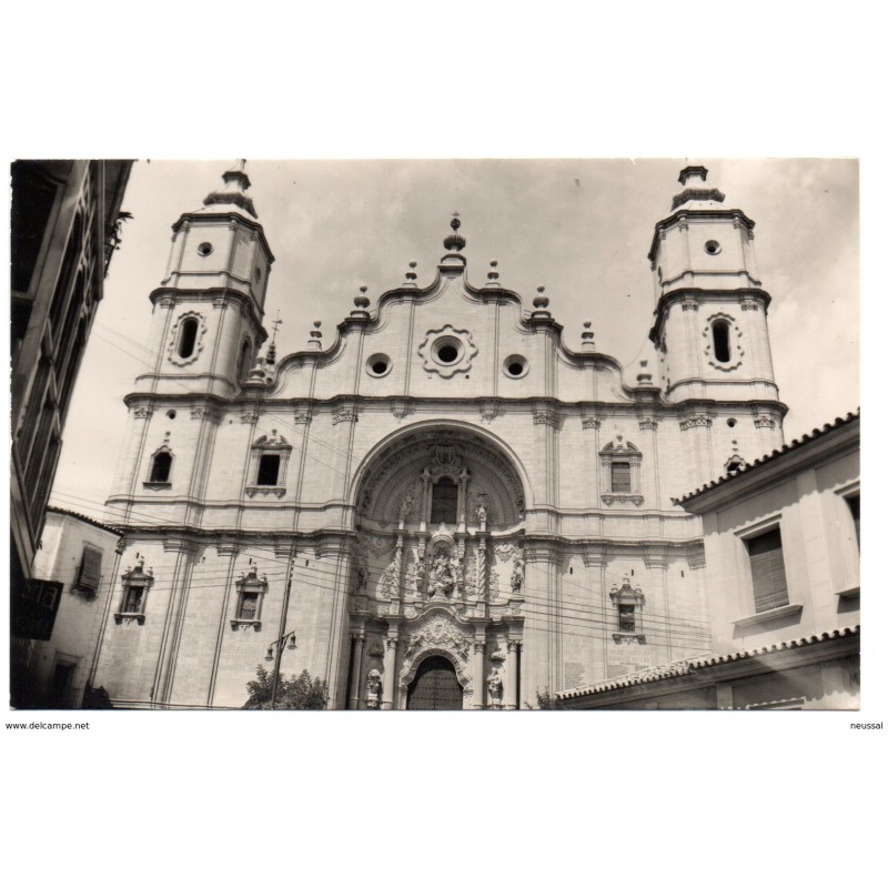 Tarjeta postal de Alcañiz iglesia parroquial Tarjeta postal de Alcañiz iglesia parroquial