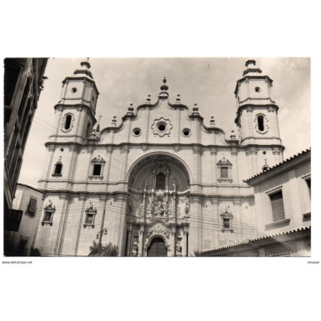 Tarjeta postal de Alcañiz iglesia parroquial